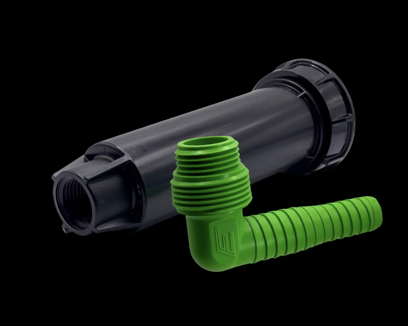 KFIT-IT 4 in 1 Fitting Universal Sprinkler Fitting (1/2"/ 3/4" Thread, 1/2" Drip Line or 3/8" Swing & Funny Pipe) (25 pack)