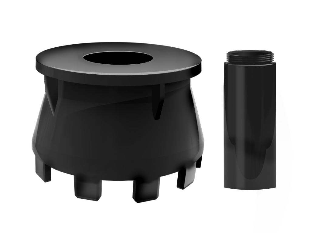 Kap-It Riser (2 Pack - Black)