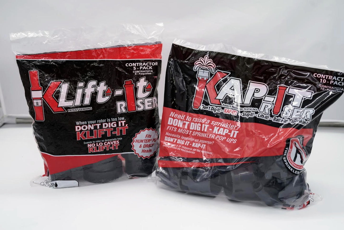 KAP-IT Riser (10 Pack) and KLIFT-IT Hunter's (5 Pack)