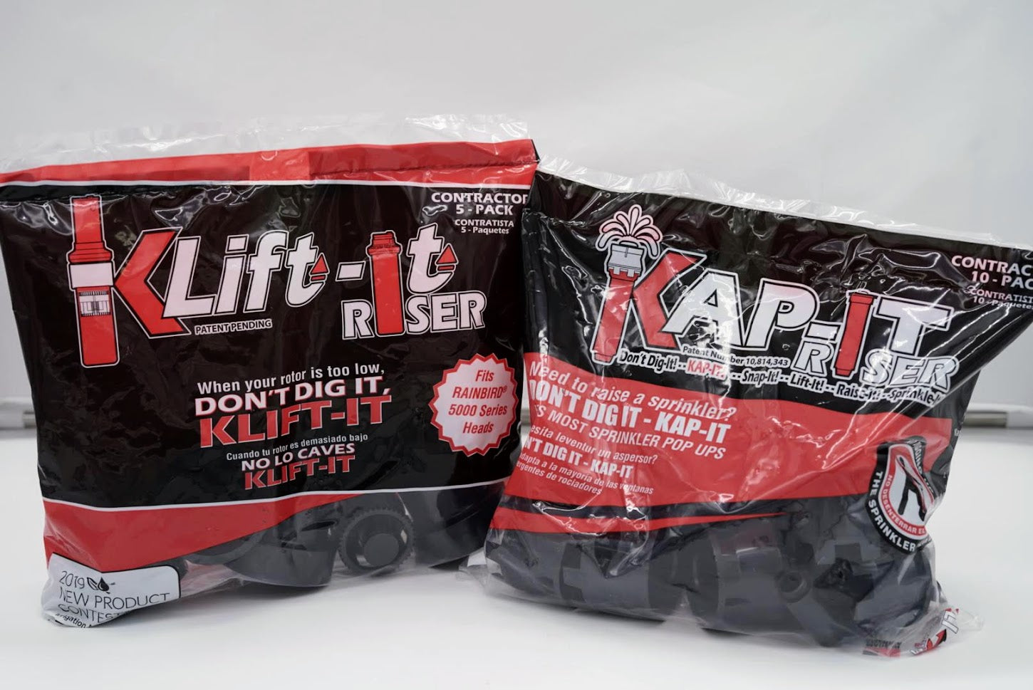 KAP-IT Riser (10 Pack) & KLift-iT Riser (5pk-Rainbird) Bundle – K-IT ...